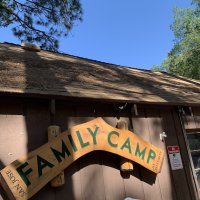 Family camp sign