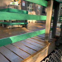Deck painted