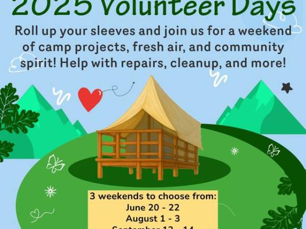 Sign-ups for 2025 Volunteer Days at Family Camp at Yosemite